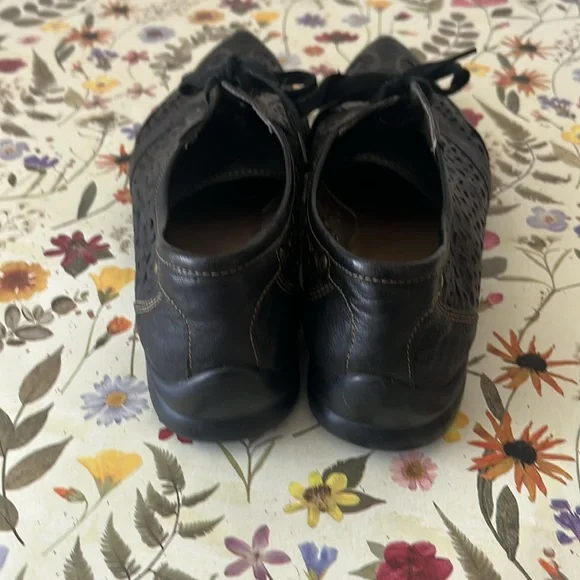 Bocage Paris leather pointed toe lace up rare shoes size 40 - Picture 5 of 13